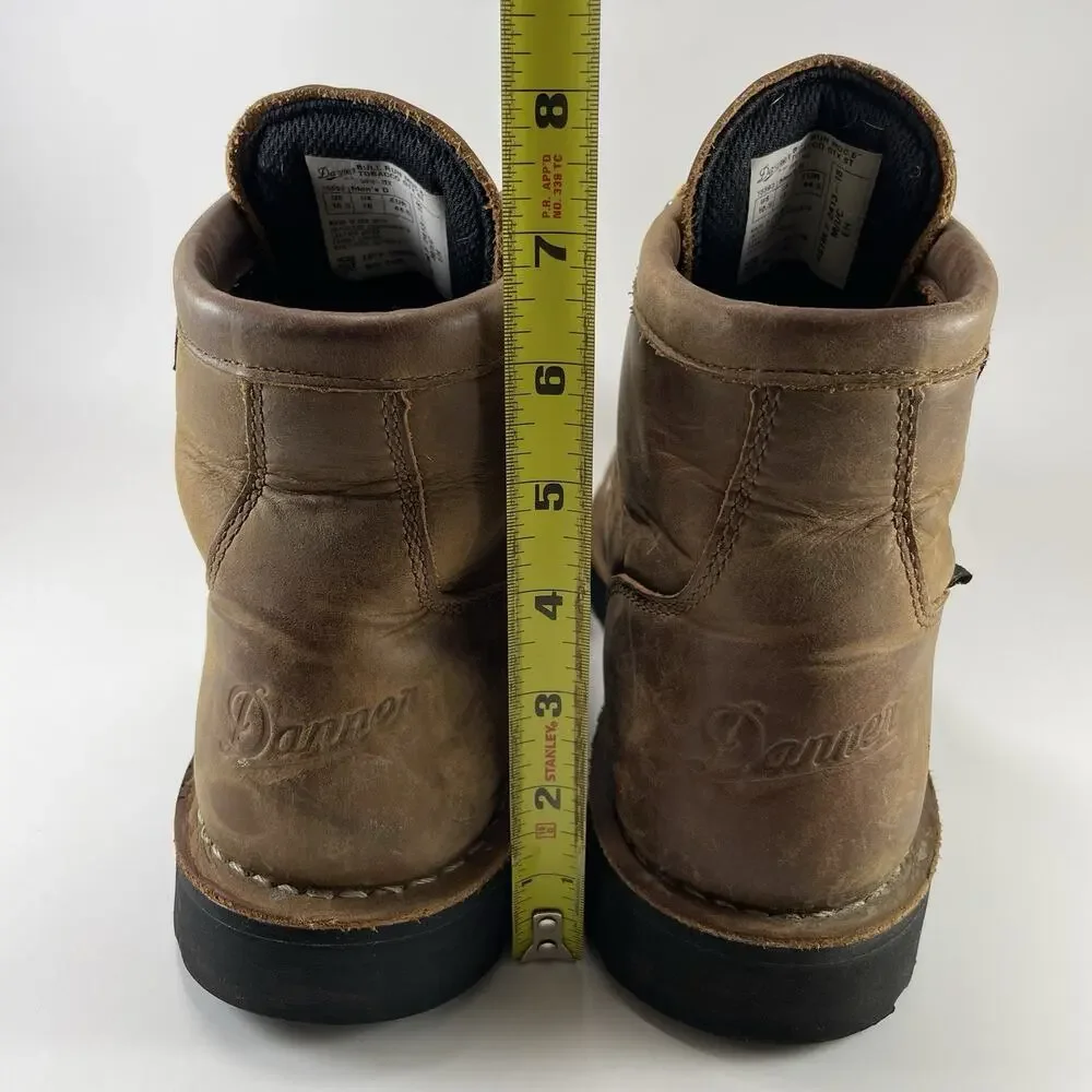 Danner Bull Run Moc Toe Boots Mens Size 10.5 D Brown Leather 6